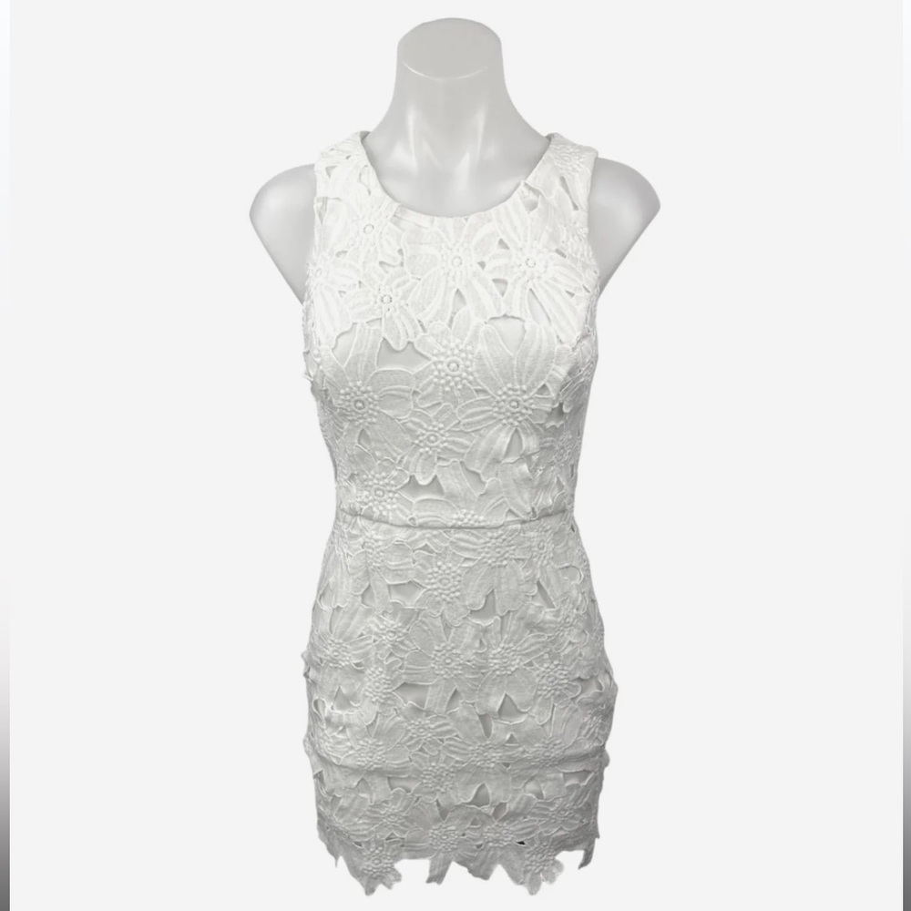 Astr the label white floral dress